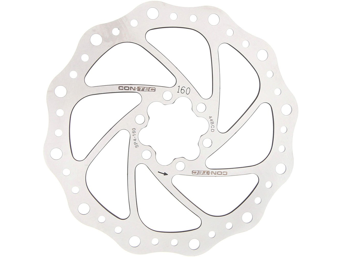 Cdr-Et 6 Bolts 2.3 Mm Disco Freio Prateado 203 Mmcontec