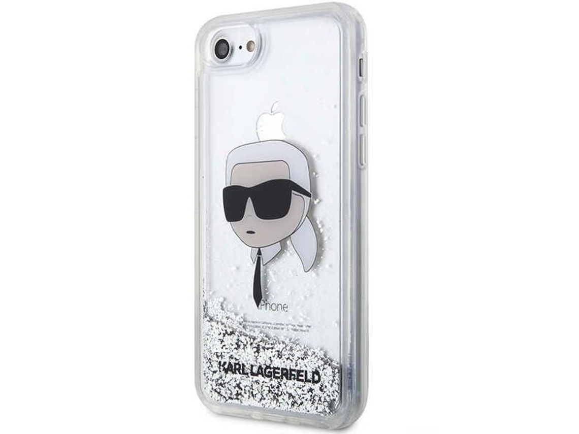 Capa para iPhone 7 KARL LAGERFELD Pele Sintética Rígida