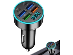 Porta De Carregamento Para Carro, Carregador Usb Portátil De 66 W – Carregador Rápido