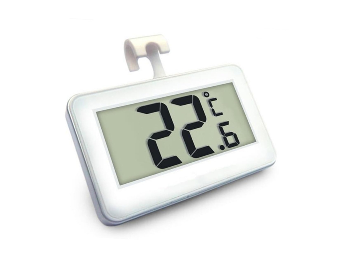 Lurelia Termómetro Digital, 2 Unidades, Para Frigorífico, Alta Precisão, Visor Fácil Leitura, Alarme Sonoro, Baixo Consumo