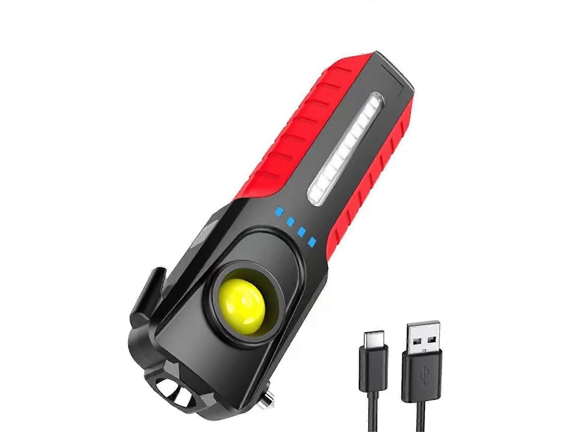 Lanterna Led Multifuncional Com Quebra-vidro, 1200 Lúmens E Base Magnética