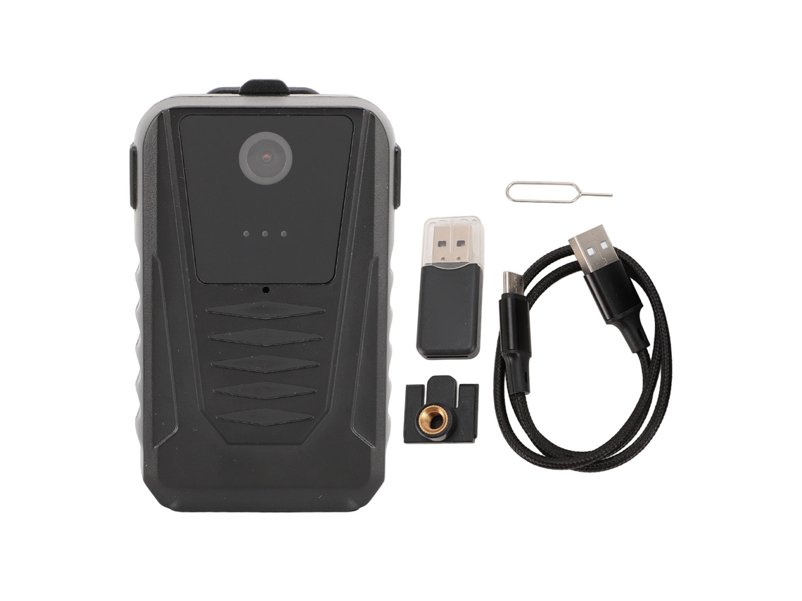 Câmera Portátil Vestível 1080p Hd Lente Angular 140° 1000mah Para Esportes Ao Ar Livre E Uso Doméstico