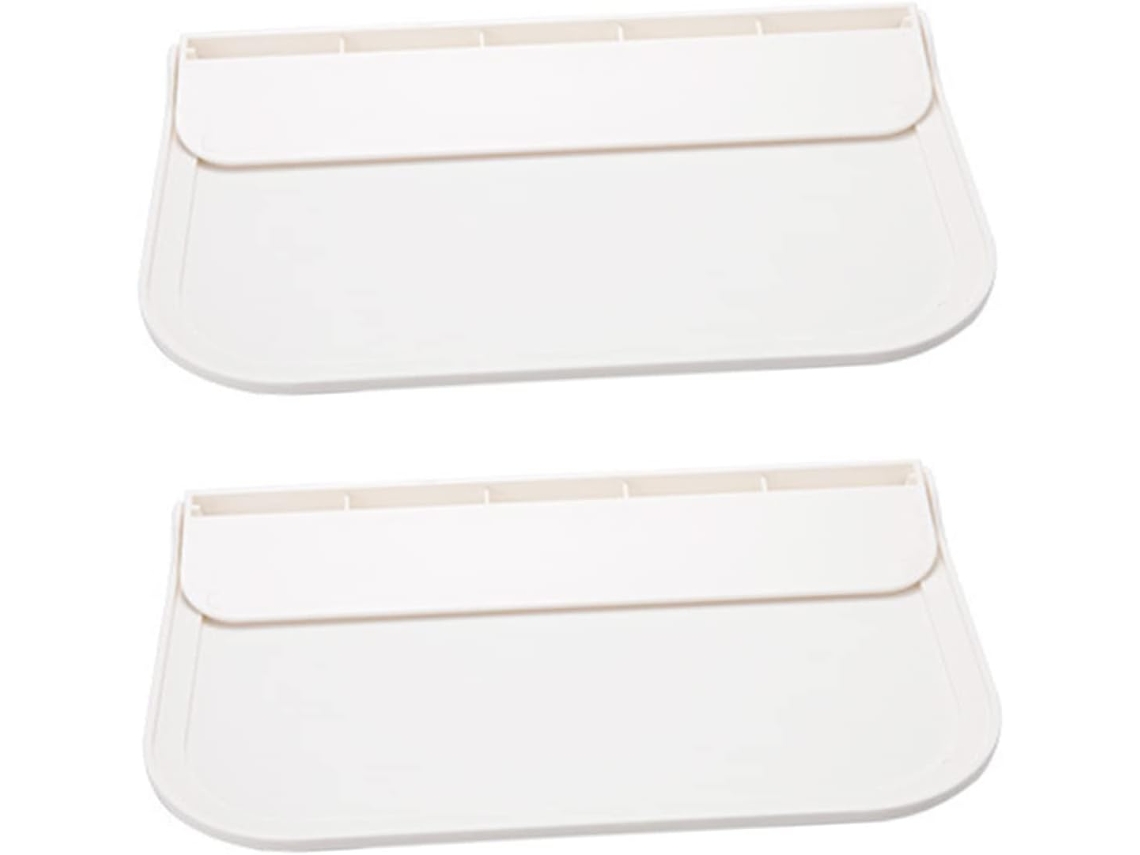 Conjunto De Plástico Branco Para Banheiro