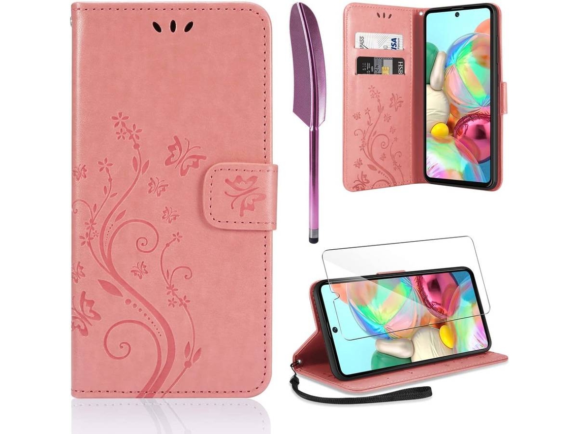 Capa Samsung Galaxy A71 HONGWE. Rosa