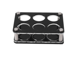 Eyf suporte para Exibição de Garrafas de Vinho Acrílico Decorativo com 6 Cabeças para Bar Home
