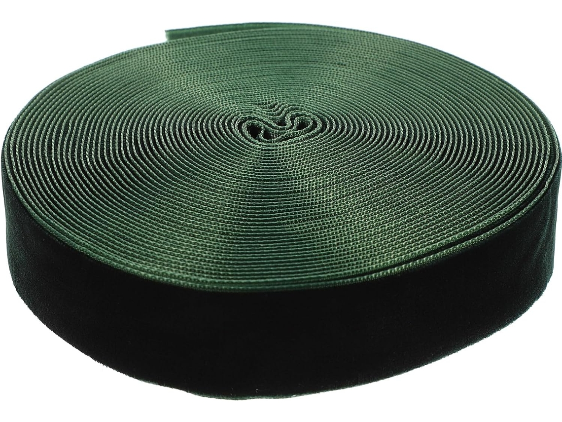 Fita decorativa recortada para embrulho de presentes, poliéster, multiuso, rolo com 1 unidade, ideal para artesanato e decoração.