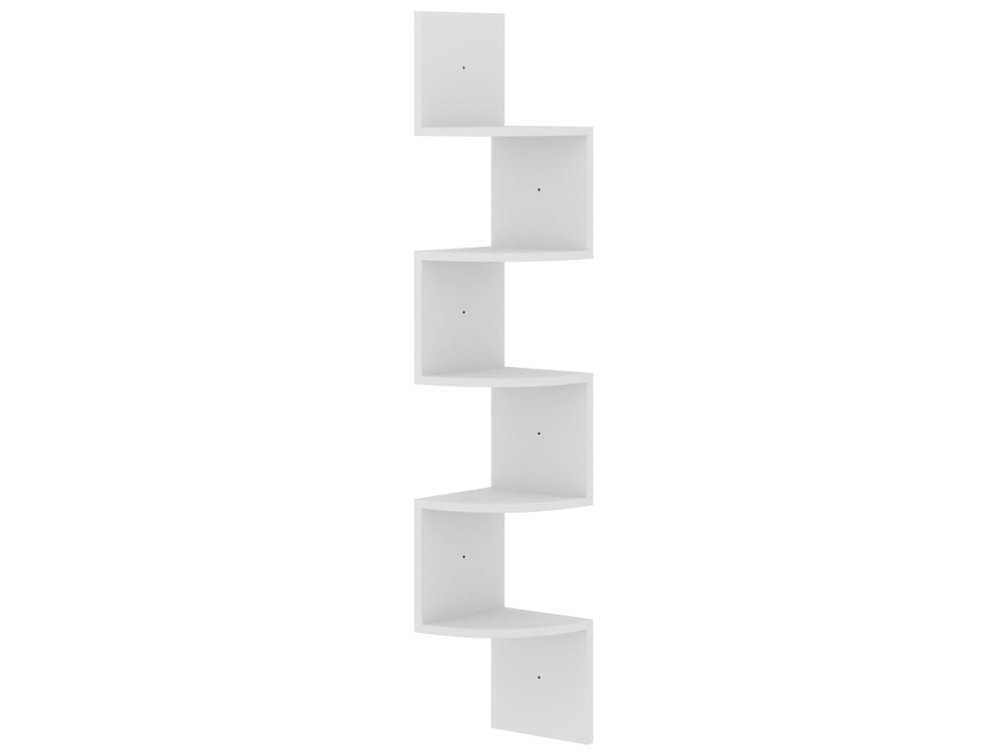 Prateleira de Borda para Parede Derivados de Madeira Branco MAISON EXCLUSIVE