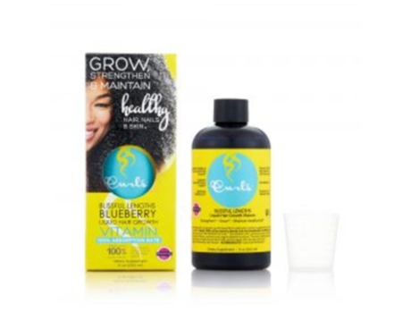 Blueberry Blissful Lengths Líquido Crescimento Capilar Vitamina 236ml Cachos