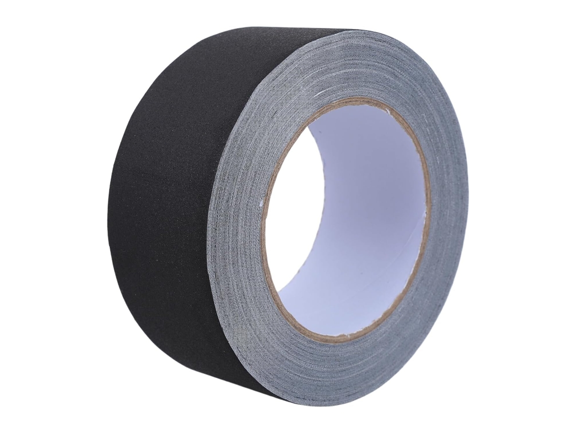 Fita Adesiva De Tecido Preto Fosco De 5,27 Cm X 2 M Para Carpetes E Pisos Industriais - Durável