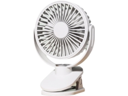 Ventiladores Portáteis de Mesa e Encaixe Portátil Silencioso