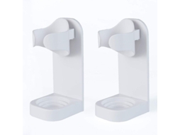 2026 portacepillos Eléctricos Linjou, Organizador de Pared para Pasta de Dientes, Blanco Pack de 2