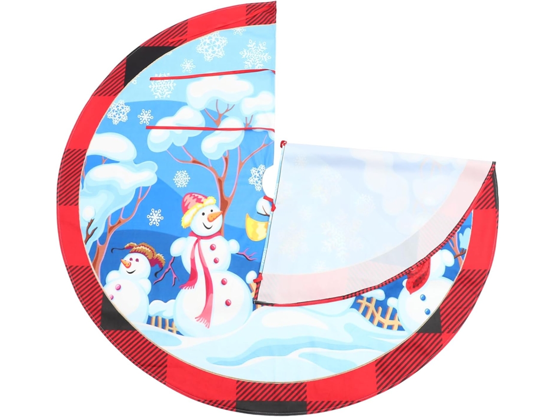 Tapete Decorativo Para A Base Da Árvore De Natal.