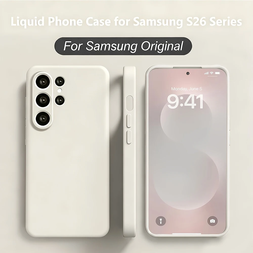 Capa Traseira De Silicone Líquido Macio E Resistente A Impactos Para Samsung (iphone 13 Pro Branco Antigo)