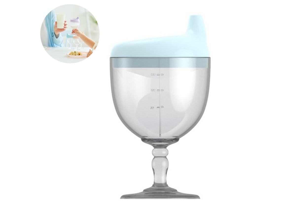 Mali copo de Bebê Goblet com Tampa para Festas Aniversário Natal Novo Ano Bebidas Leite