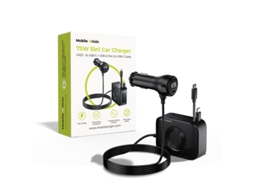 Carregador Veicular MOBILE ORIGIN 75w 5 em 1, com 2 Portas Usb c e Cabo | MOBILE ORIGIN