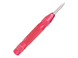 Punzón Central Automático De Acero Templado Con Punta Desmontable Y Fuerza Ajustable Herramienta Punzón Central Rojo