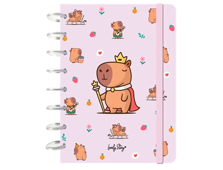 Caderno Capibara Majesty A5 Lovely Story