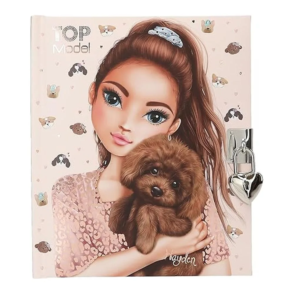 Depesche Topmodel Kitty And Doggy Diario Con Candado Rosa 13570 Depeschep25