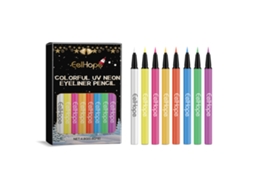 Linha de Olhos Líquida Neon Uv Natalícia 8 Cores
