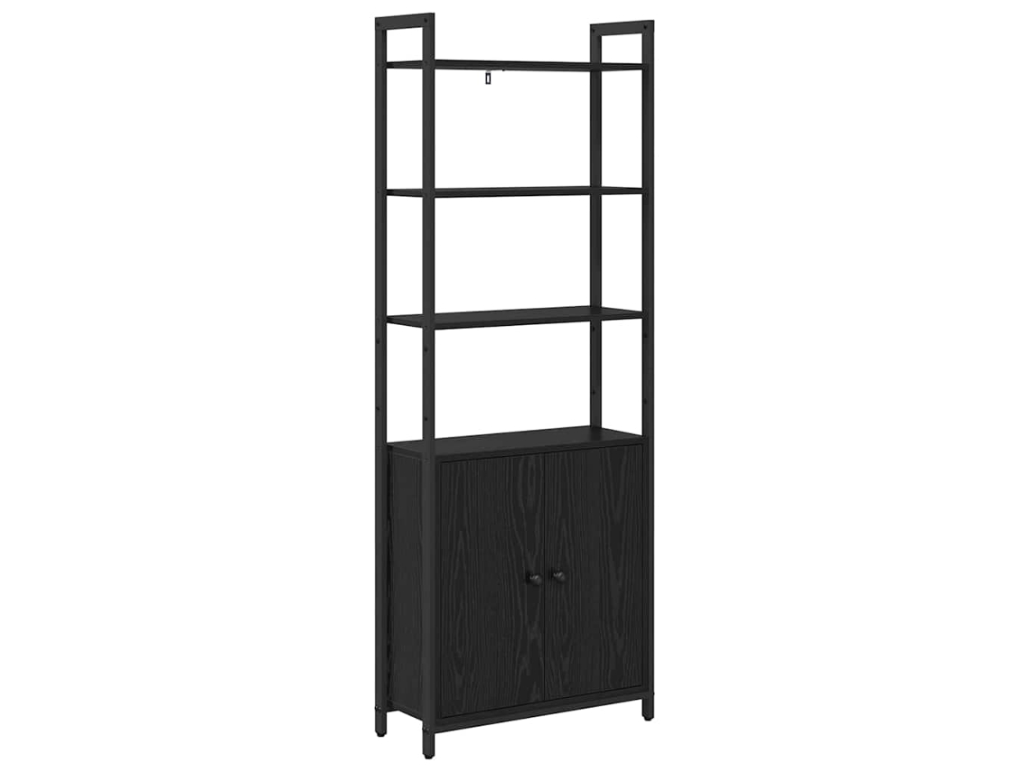 Gabinete de Livros Carvalho Preto 60 X 24 X 161 Cm MAISON EXCLUSIVE