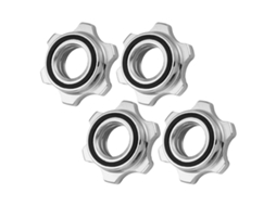 Conjunto De 4 Porcas Sextavadas Antiderrapantes De Ferro Fundido, Halteres E Barras De Ginástica