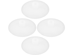 Grampo De Reparo Tela Branca Com 4 Ventosas Silicone Para Remoção Sem