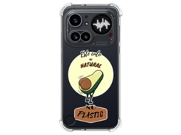 Capa Tumundosmartphone De Silicone À Prova De Choque Para Nothing Phone 4a Pro 5g Design De Bumbum Natural Desenho Animado