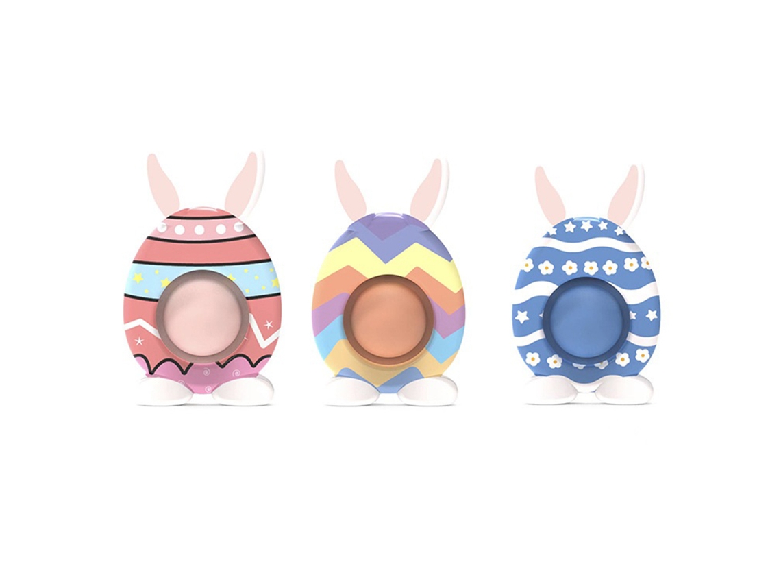 Mali 3 Pcs Brinquedo de Coelho Pressionar Bolha Silicone Alivio Estresse Sensorial para Crianças Adultos