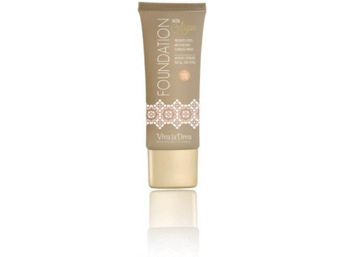 Base VIVA LA DIVA com Argan: 03 Warm Sand (40 ml)