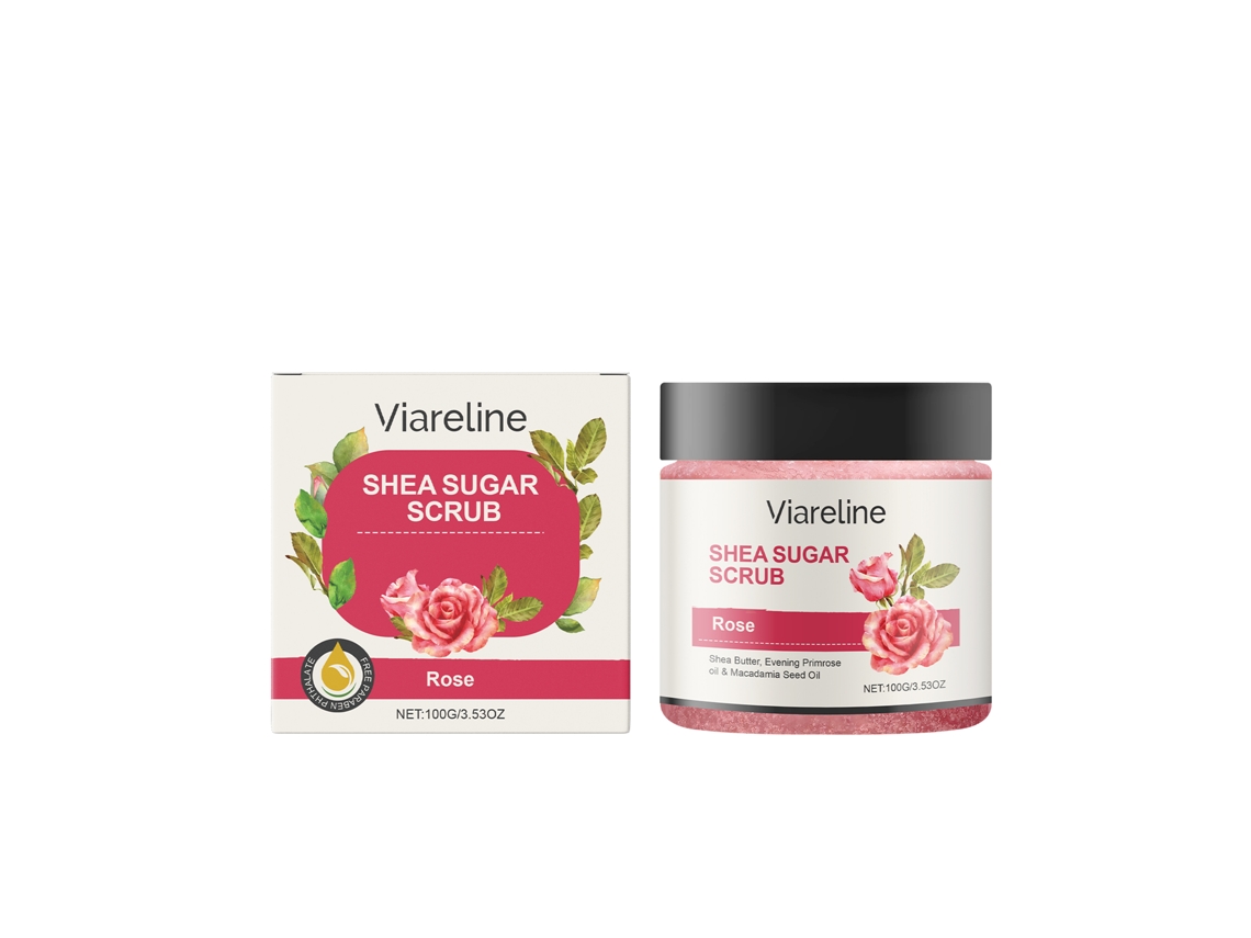 Exfoliante Corporal Rosa Gel para Pele Revitalizada e Hidratada LAXISCREED