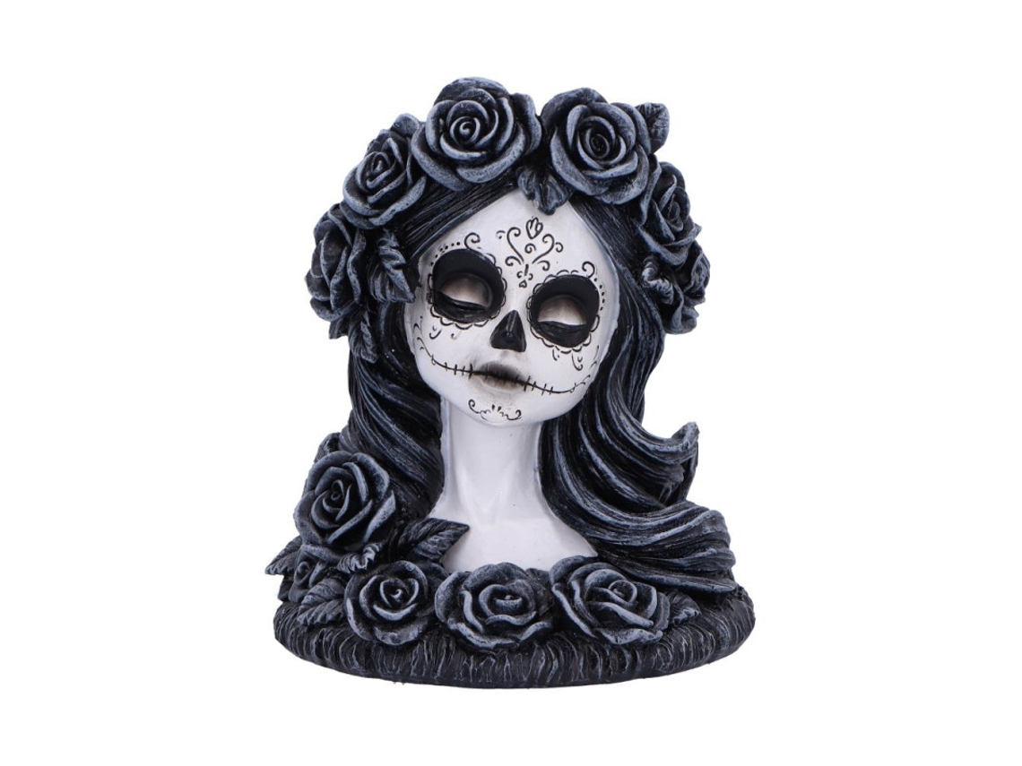 Flor de Muerte Tea Light Holder 10.5cm NEMESIS NOW