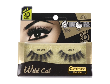 Pestanas Postiças EBIN NEW YORK Wild Cat Lucy (Preto)