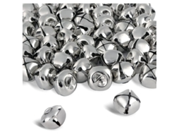 Sinos De Artesanato Jingle Bells 12mm Em Lote 50pcs Prata Para Decoração De Natal E Casa Diy