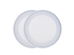2pcs Capa Protettiva Para Alto-falante 4 Polegadas Decorativa Carro Branco Branco