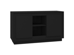 Aparador 102x35x60 Cm Derivados de Madeira Preto MAISON EXCLUSIVE