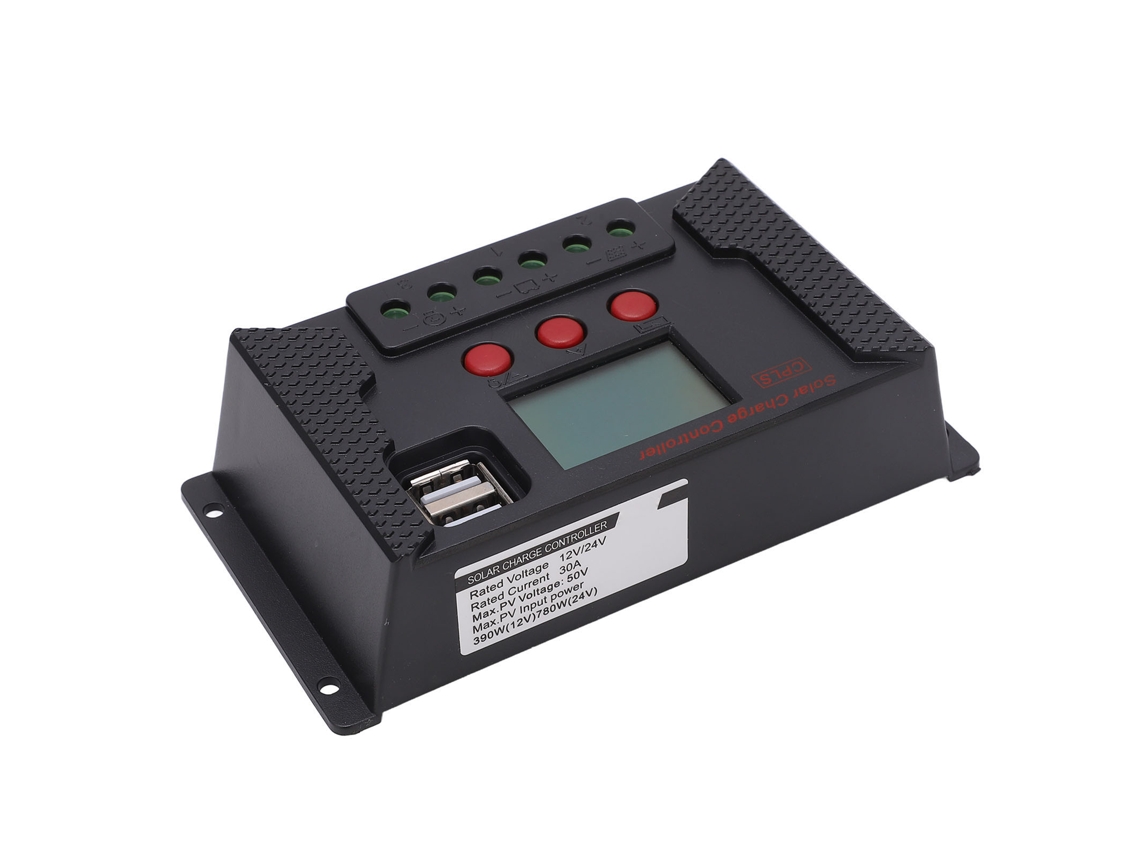 Controlador Solar com Display 12v/24v 30a | S/MARCA
