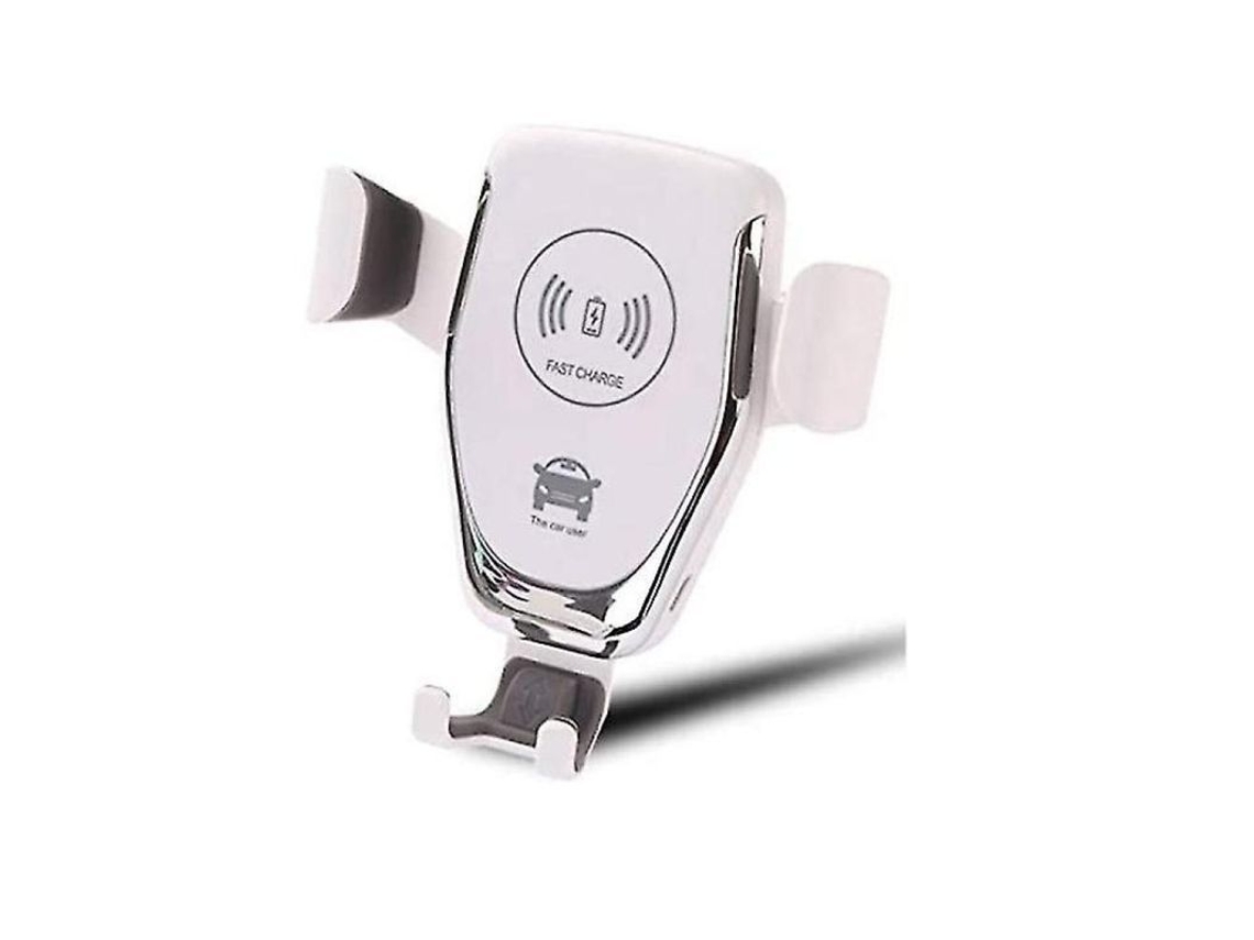 2026 suporte de Celular para Carro com Carregamento Sem Fio 10w, Rápido, Design Robusto, Micro Usb Branco