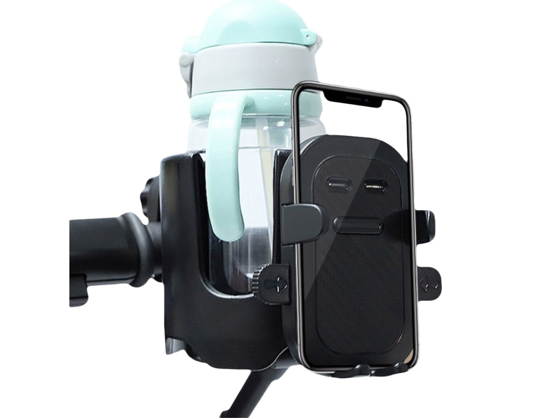 Suporte Universal Para Celular Em Carrinho De Bebê - Preto