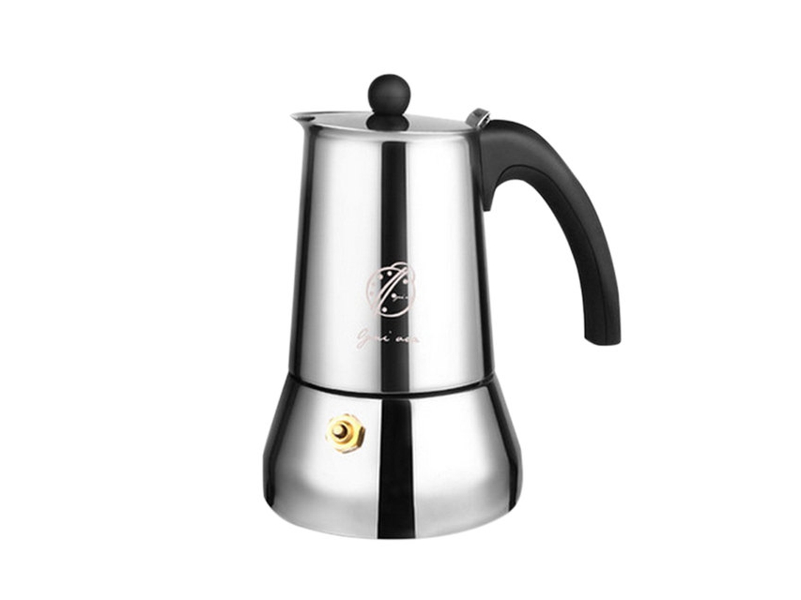 Cafeteira de Cafeteira de Aço Inoxidável Cafeteira Moka Pote de Cafeteira de Cafeteira de Gêisera