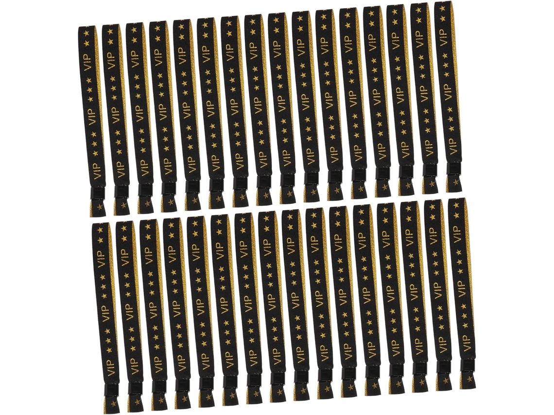 Pulseiras De Identificação Holibanna, Pacote Com 50 Unidades, Para Shows, Eventos E Festas Pulseiras Vip Personalizadas