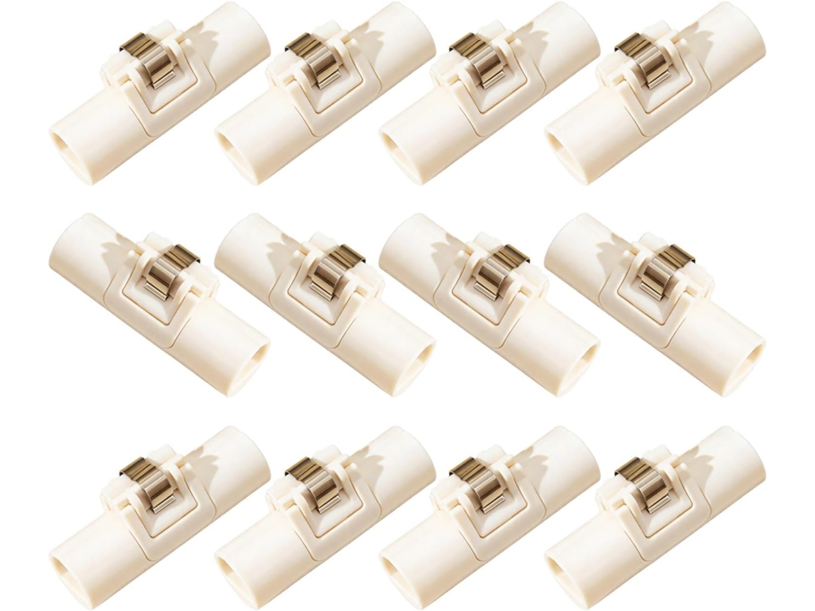 Alasum Conjunto De 12-prendedores Edredom E Lençol Em Abs Branco, Fáceis De Usar Para Manter A Roupa Cama Segura Em Casa