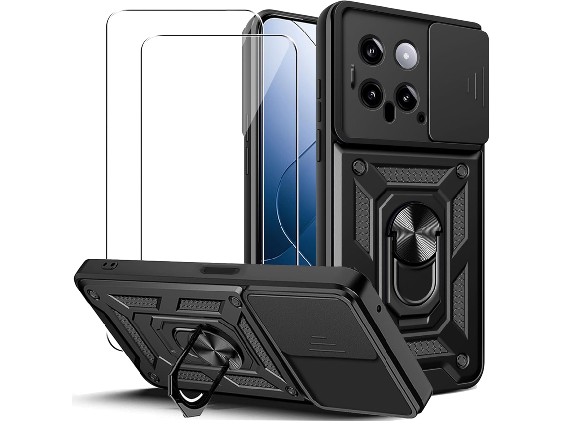 Capa Cobertura Deslizante Câmera Giratório Para Xiaomi Xiaomi 14 5g Hongwe. Resistente