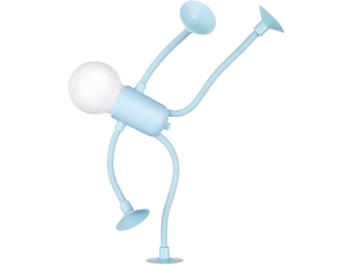 Luminária Noturna Divertida E Com Formato Mutável, Ventosa, De Mesa