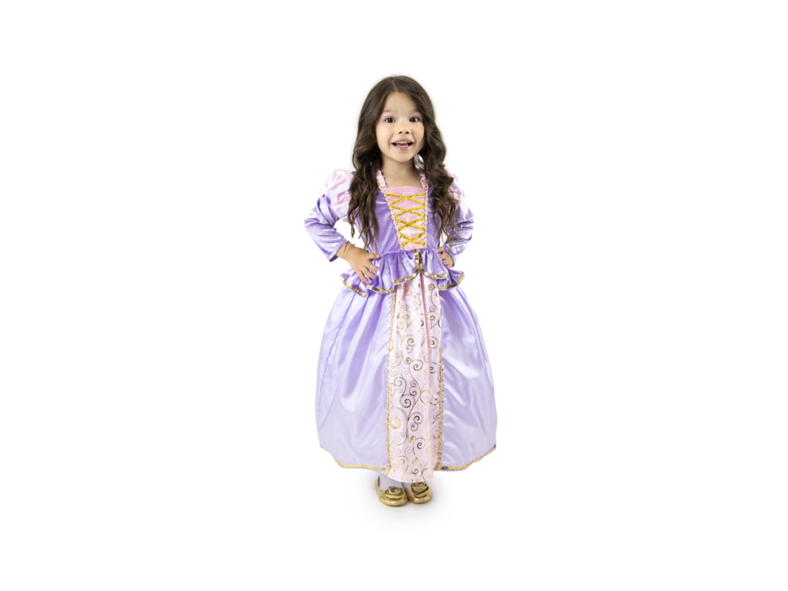 Vestido Rapunzel Da Little Adventures Para Crianças Fantasia Clássica De Princesa