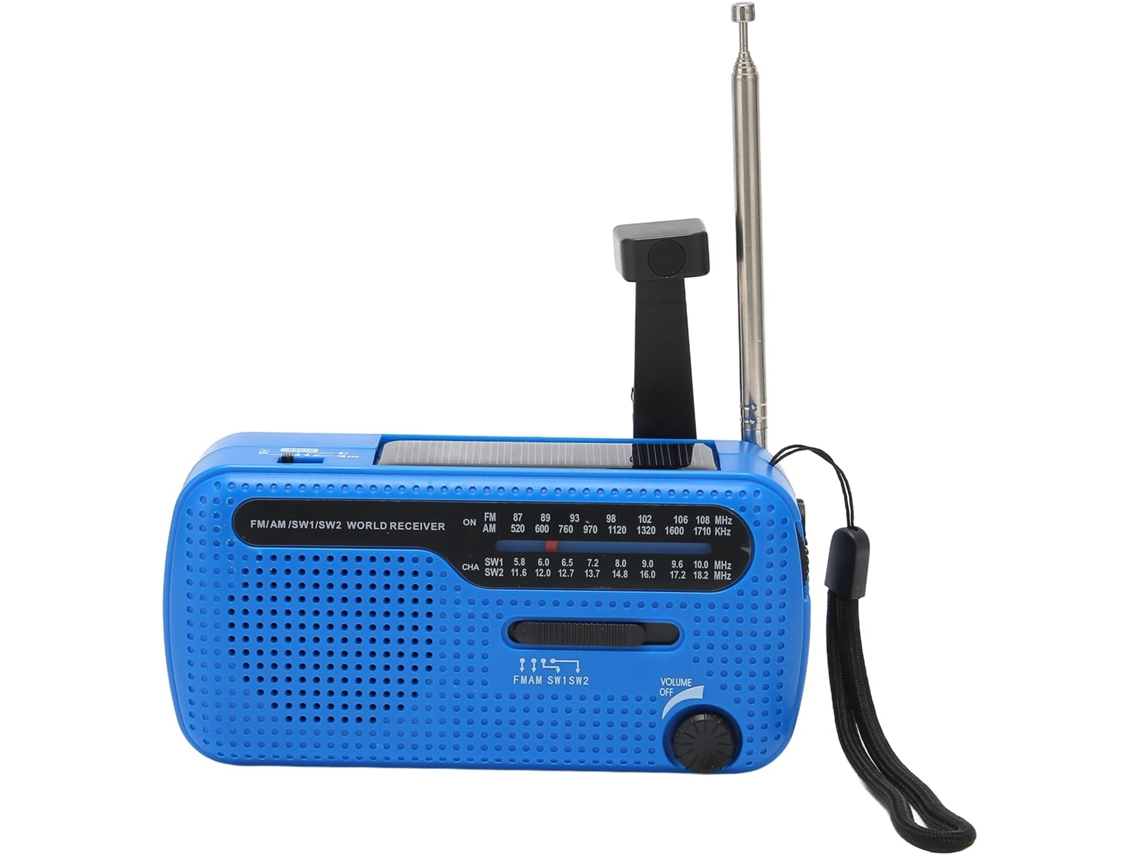 Rádio Solar Portátil, Rádio De Emergência, Rádio De Manivela Com Lanterna, Alarme Sos Zeuxo