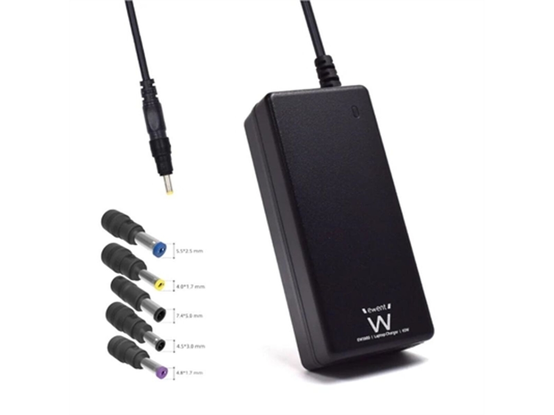 Carregador para Portátil EWENT Ew3898 Preto 65 W