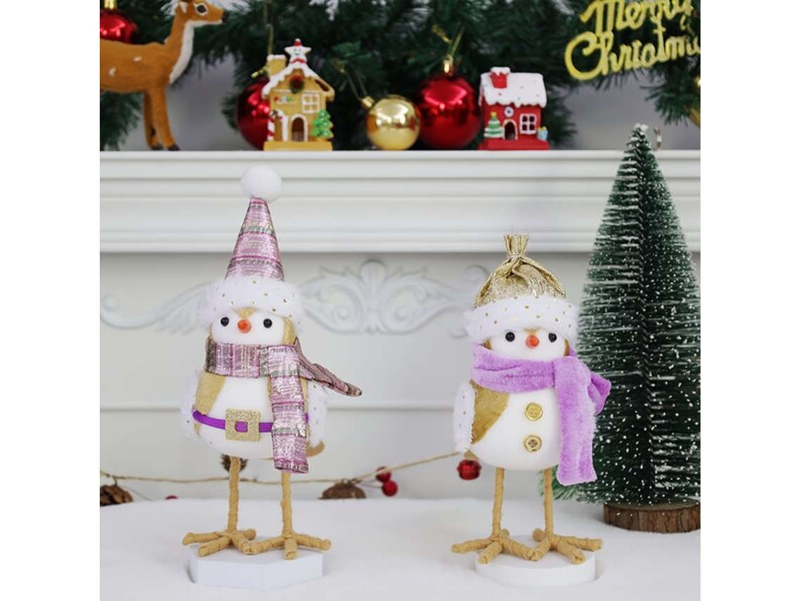 Decoração Luxuosa De Pássaros De Natal Vayotoy