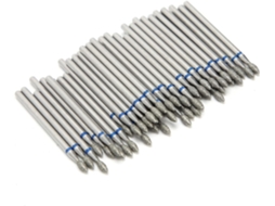 Conjunto de 50 brocas para unhas com ponta de lixamento SFUSHOS