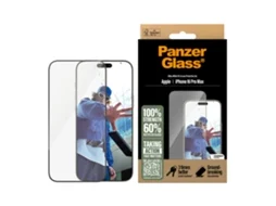 Película de Vidro para Ecrã PANZERGLASS iPhone 16 Pro Max - Ultra-Wide Fit