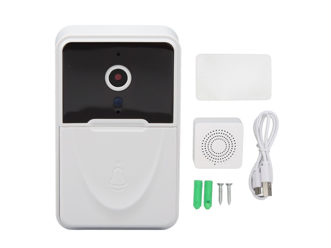 Timbre De Porta Inteligente Com Câmera Wifi, Timbre Sem Fio Visível Para Casa Inteligente